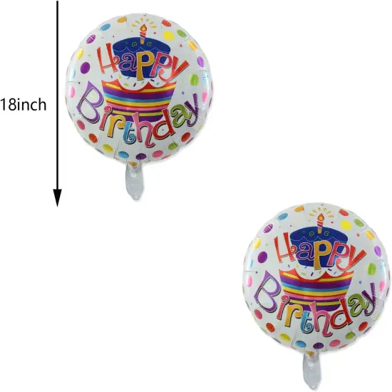 5PCS - Cake Birthday Mylar Balloons {3}