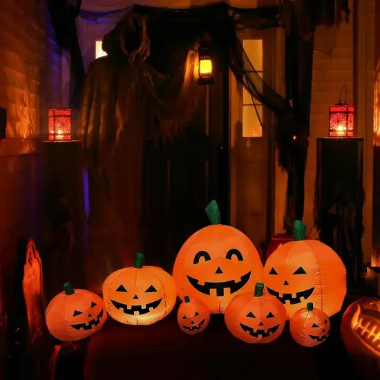 Pumpkin Patch Fall Inflatable Thanksgiving {5}