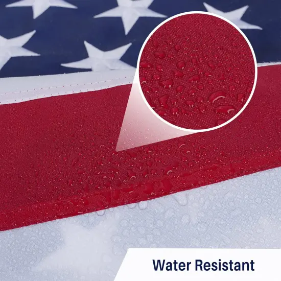 American Boat Flag 16x24 In Outdoor, Embroidered Small US Flags Double Sided Heavy Duty USA United State Flag Banner for Boating Nautical Yacht {4}