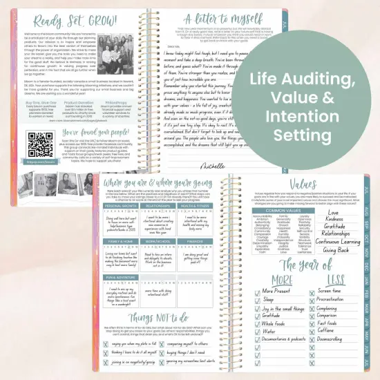 bloom daily planners 2025-26 Academic Planner, Soft Cover, 5.5" x 8.25"Creating A Life I Love {6}