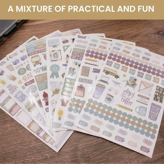 bloom daily planners Planner Stickers, Teacher Pack, Cool Tones {6}