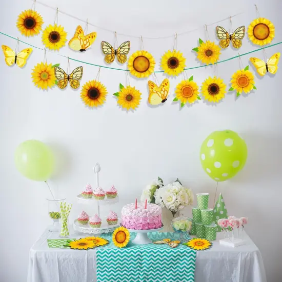 27 Pcs Summer Tree Ornaments Set Wooden Hanging Decoration {5}