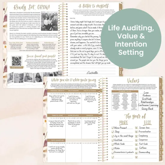 bloom daily planners 2025-26 Academic Planner, Soft Cover, 4" x 6", Butterfly Garden {6}