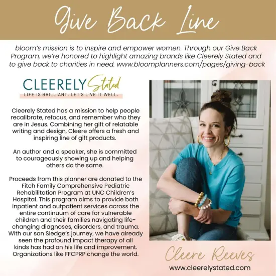 bloom daily planners 2025-26 Academic Planner, Soft Cover, 8.5" x 11", Cleerely Stated {3}