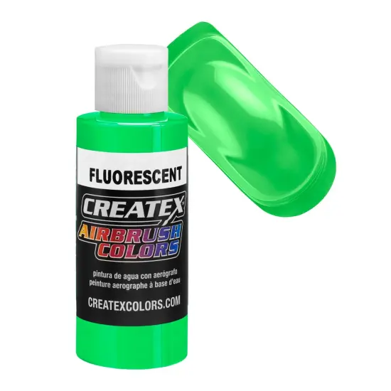 Green - Fluorescent Neon Airbrush Paint, 4 oz. {1}