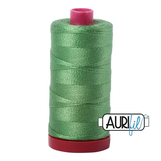 Green Yellow (2884) | 12wt Large Spool (325M / 356Y) | Aurifil Thread {1}