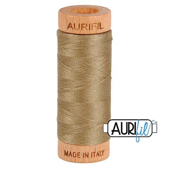 2370 Sandstone Aurifil Cotton 80wt Spool {1}