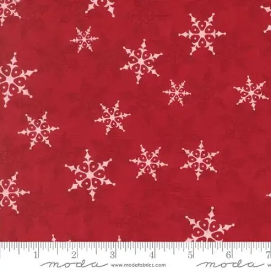 Berry Red Winter Friends Cotton Wideback Fabric Per Yard {1}