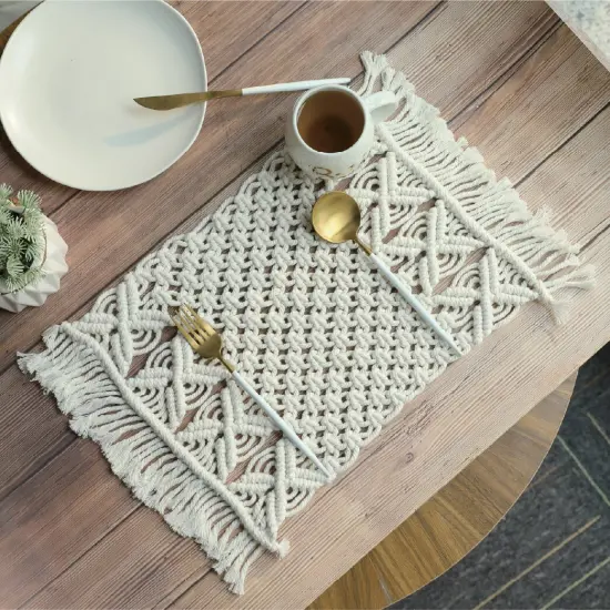 John Bead Macrame Craft DIY Kit Woollen Bag {7}