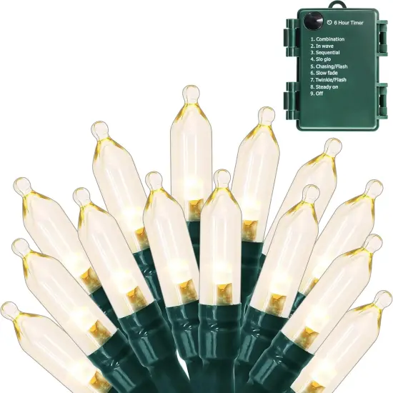 Battery Operated Christmas Lights {1}