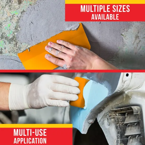 6 Inch Plastic Body Filler Spreader Tools for Automotive Body Fillers (10 Pack), Putties, Glazes, Epoxy Resin, Caulk, Glues - Plastic Spreader Tool {4}