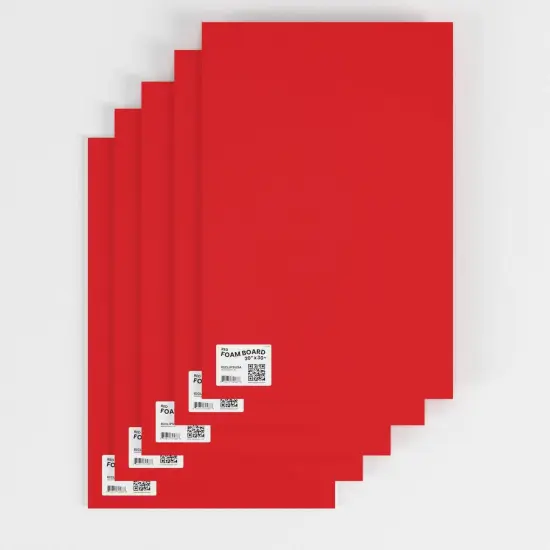 Red Foam Boards 20x30 in &ndash; 25 Units {2}