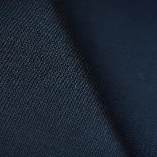1 Yard Solid Navy Heavyweight Pure Linen Canvas Fabric 10.5 oz Softened 58 Inches Wide {3}