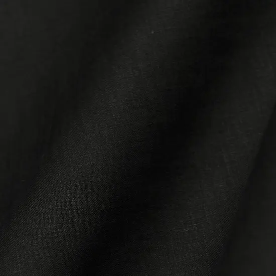 1 Yard Softened Black Linen Fabric Lightweight Solid 58 Inches Wide for Apparel and Home Decor {4}
