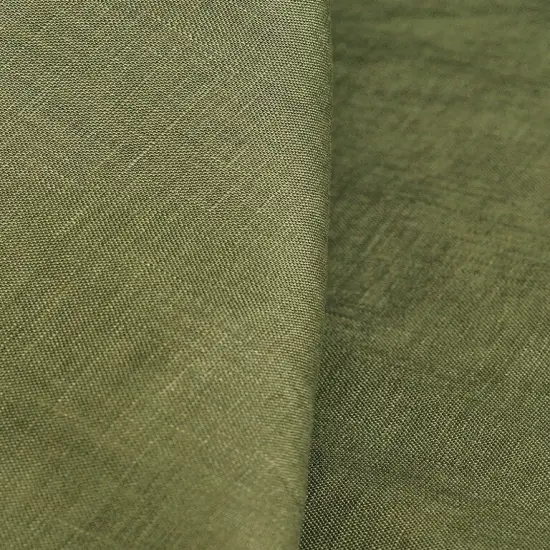 1 Yard Stone Washed Oregano Pure Linen Fabric Midweight 54 Inches Wide {3}