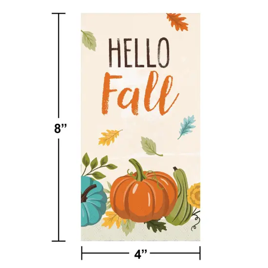 Hello Fall Guest Towels - 16ct {2}