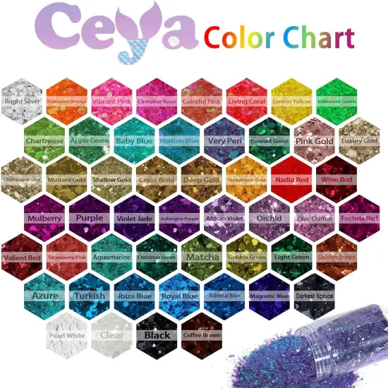 Violet Jade Craft Glitter Powder {2}