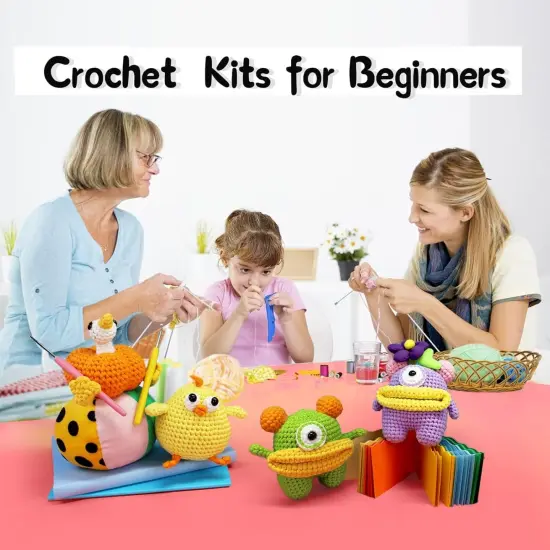 Yellow Chicken Crochet Kit for Beginners {3}