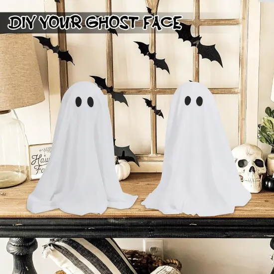 2 Packs Spooky Ghost Decor with String Lights {2}
