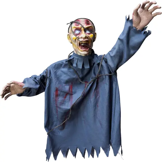 30&rdquo; Halloween Decoration Outdoor Hanging Zombie, Plastic Creepy Ghost {5}