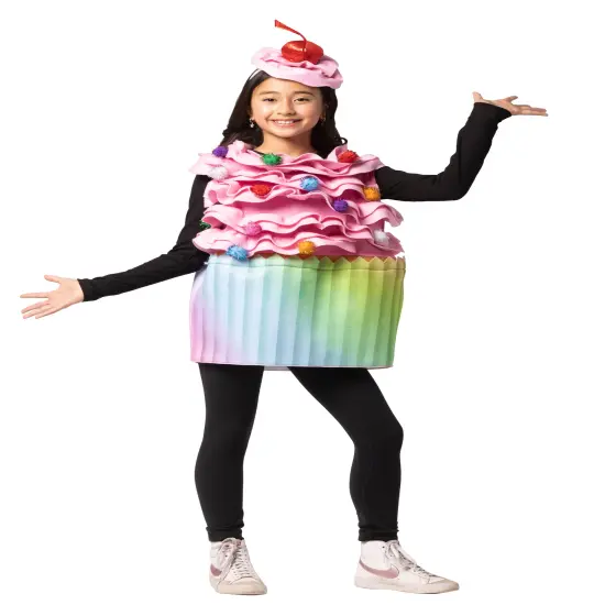 Ultimate Cupcake Kids Halloween Costume, Child Sizes 3-6 & 7-10 {5}