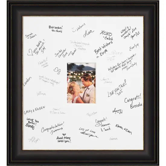 Amanti Art Trio White Wash Silver Picture Frame {7}