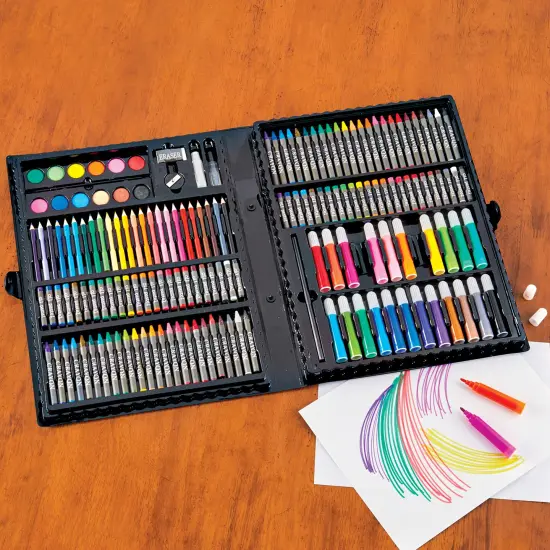 Collections Etc 168-Piece Artist Drawing and Painting Mega Art Kit {1}