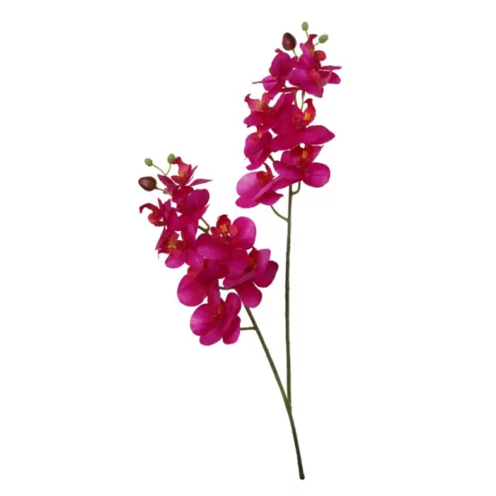 22" Phalaenopsis Orchid Spray X2 w/ 16 Silk Flowers- 3 PACK {6}