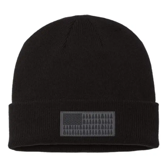 Columbia&reg; Tree Flag Cuffed Beanie City Grey {4}