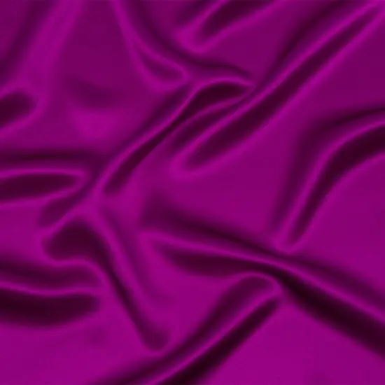 1 Yard Stretch Silk Charmeuse Sparkling Purple Solid Fabric 40 inch Width {1}