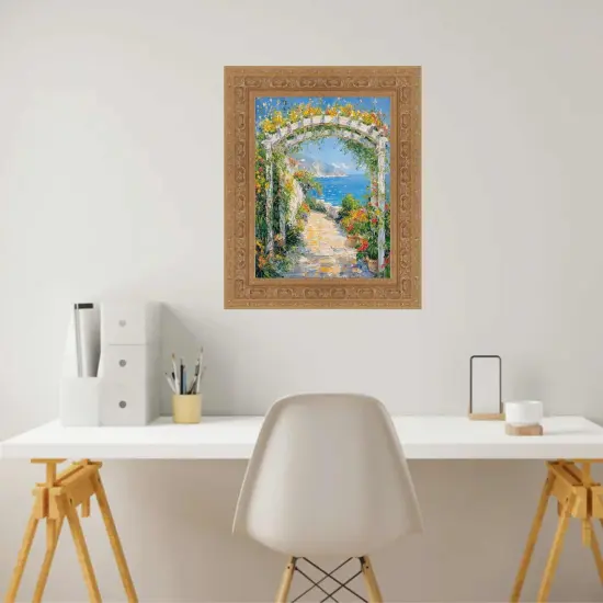 Wide Sistine Chapel Gold Italian Picture Frame 20x20 frame {4}