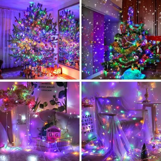 FULLBELL Easter Lights, 33 Feets 100 LED Easter Decorations Memory Indoor Outdoor Fairy Lights Spring Decor Home Bedroom Wedding Party Room Decor Tiktok Trend Items(Multi) {4}