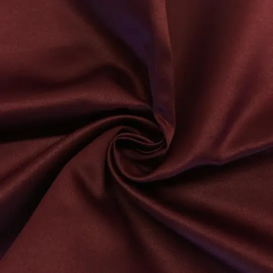1 Yard Burgundy Matte Satin Duchess Satin Fabric 58/60&Prime; Wide 100 Percent Polyester {1}