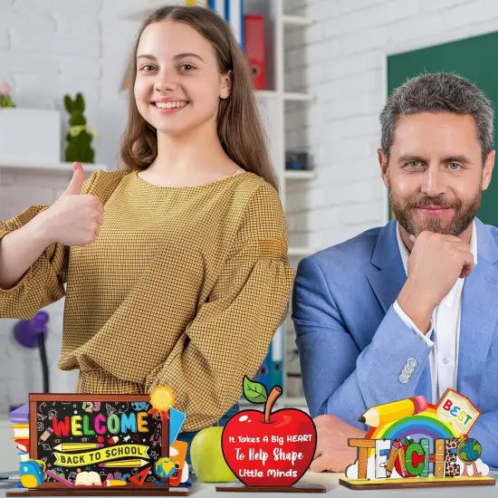 6 Pcs Back to School Table Decorations {3}