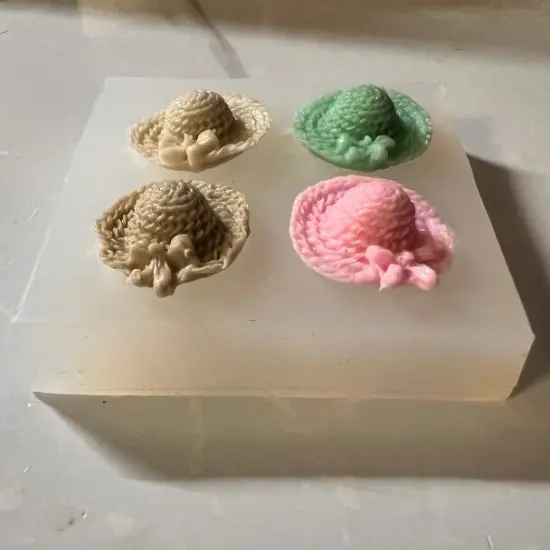 Fancy Hat Lucia Quad Silicone Mold {2}