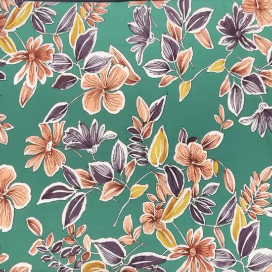 1 Yard Dark Ivy Rayon Slub Fabric Lightweight Material For Apparel Dresses Shirts And Sewing Projects 55/56 Inch Wide {2}