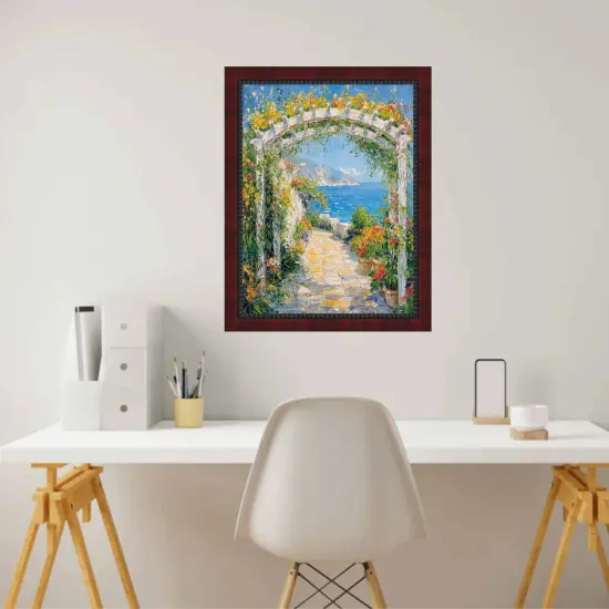 Diploma Mahogany With Black Lip Picture Frame 30x30 frame {3}