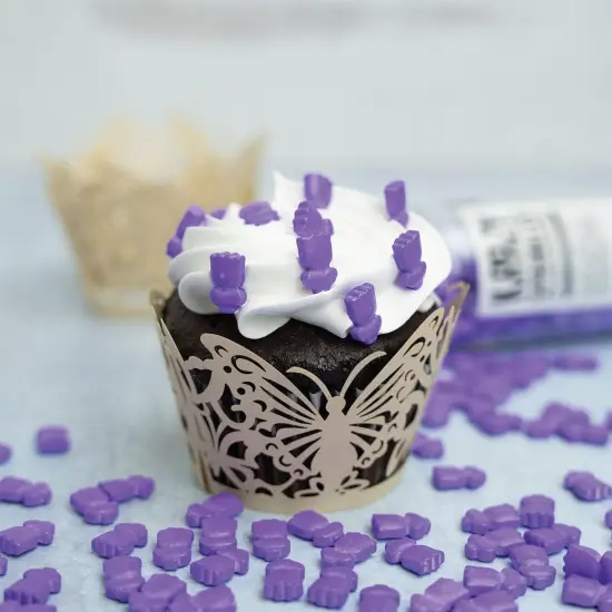 Krazy Sprinkles - Tulips (1/2 Cup, 1x Jar) for Cakes, Ice Cream & Cookies {2}