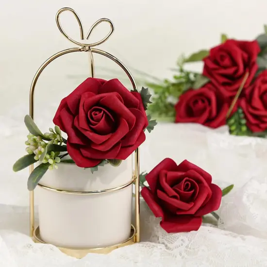 DIY Wedding Bouquets Shower Centerpieces Arrangements Party Tables Decorations {3}