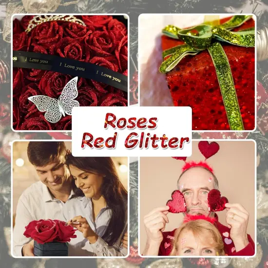 Ceya 3.8oz/ 110g Ultra Fine Glitter Powder Wine Red Glitter 1/128&rdquo; 0.008&rdquo; 0.2mm for Slime Epoxy Resin Craft Tumbler Jewelry Nail {4}