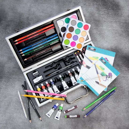 RSET-MM3000 | Essentials&trade; 85pc Mixed Media Beginners Travel Art Set {5}