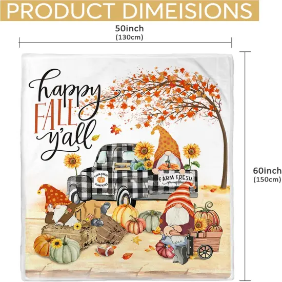 Gnome Soft Throw Blankets 50"X60" {2}