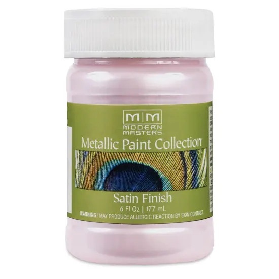 Modern Masters Metallic Paint - Rose, 177 ml jar {1}