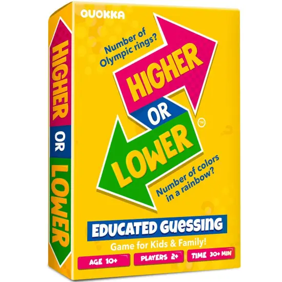 Higher or Lower Board Game | Family Card Game {1}