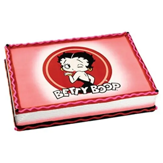 1/4 Sheet - Betty Boop Birthday - Edible Cake/Cupcake Party Topper!!! {1}