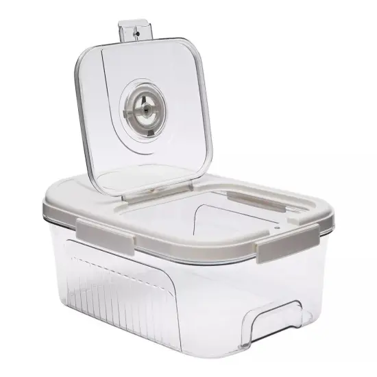 5kg Food Storage Container, Food Storage Bins w/Lid and Timer & Cup For Cat/Dog {1}