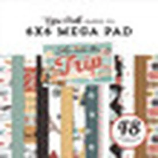 Echo Park - Let's Take the Trip Cardmakers 6x6 DS Patterned Paper Mega Pad {1}