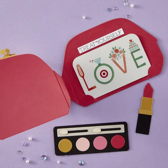 Spellbinders Etched Dies From he Gorgeous You Collection-Makeup Bag {7}