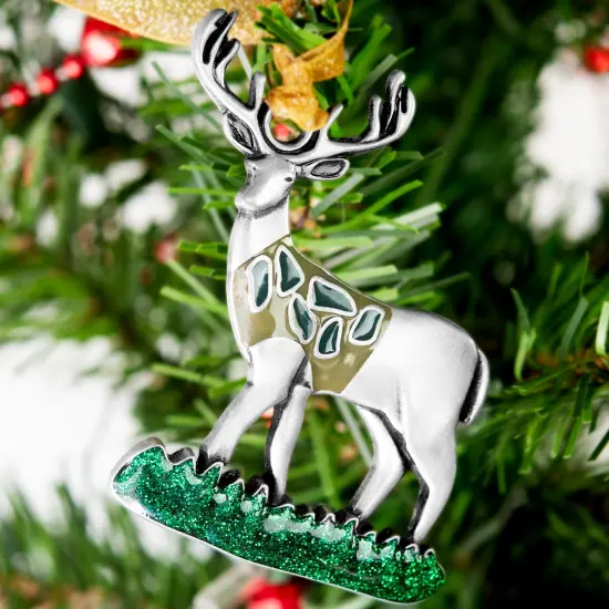 Gloria Duchin Deer with Fashion Camo Vest Ornament {2}