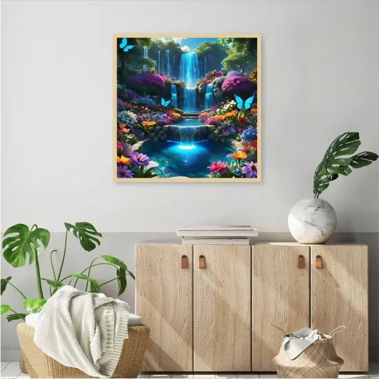 Waterfall Diamond Painting Kits for Adults, Wonderland 5D Diamond Art Kits for Beginners {3}